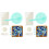 2Sets DIY Tischuntersetzer Bambus Coaster Kit Bunt Kinder Bastelbedarf 2
