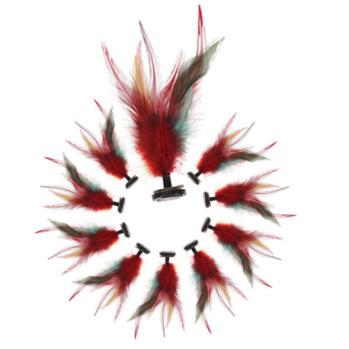 30Stk Kinder Kick Shuttlecock Aus Robustem Material Farbenfroh 2