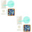 2Sets DIY Tischuntersetzer Bambus Coaster Kit Bunt Kinder Bastelbedarf 6
