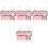 4Stk Multifunktionale Bett- Pink Aus Robustem Oxford-Material 3