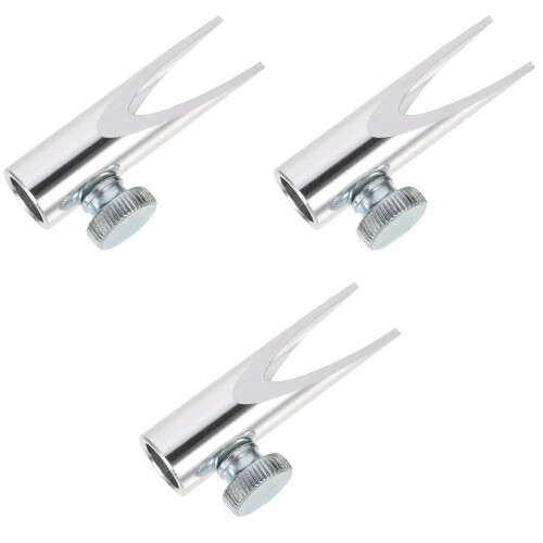 3Stk Eyeliner Stift Anspitzer Metallisch Silber Einfach Zu 2