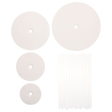 12Sets Weiße Kunststoff Kuchenständer Set Mehrschichtiger Tortenhalter