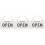 3Stk Open Closed Geschäftsschild Aus Holz Weiß Doppelseitig 5