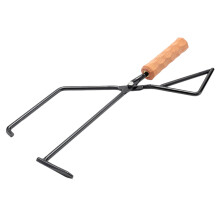 3Stk Feuerzangen Camping Feuerstelle Grillzangen Metall Mehrfarbig
