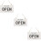 3Stk Open Closed Geschäftsschild Aus Holz Weiß Doppelseitig 10