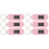 6Stk Robuste Digitale Schlüsselanhänger Uhr Für Pink 4