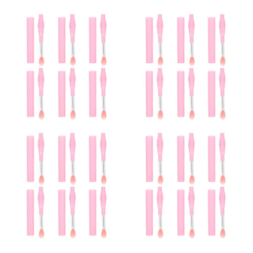 24Stk Silikon Lippenbürste Lippenstift Applikator Kosmetik Makeup Tool 2