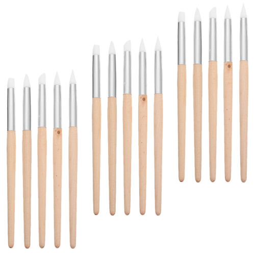 60Stk Khaki Nail Art Dotting Pen Und Tonbildhauer 1