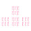 24Stk Silikon Lippenbürste Lippenstift Applikator Kosmetik Makeup Tool 7