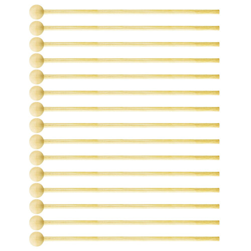 100Stk Holzsticks Hellgelb Für Lutscher Kuchen