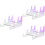 3Stk 3-Tier Keyboard Organizer Acryl Metall Bunter 8