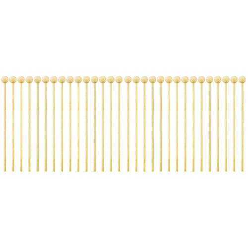 100Stk Holzsticks Hellgelb Für Lutscher Kuchen 1