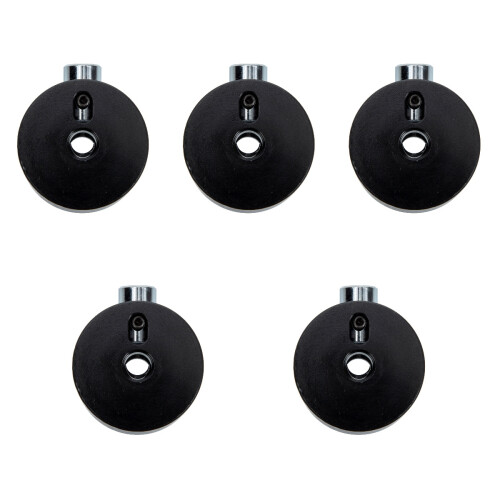 5Stk Schwarze Percussion Beckenmuttern Aluminium Austausch 2