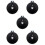 5Stk Schwarze Percussion Beckenmuttern Aluminium Austausch 8