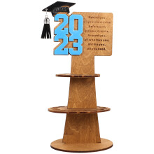 5Stk Holz Geldhalter DIY Abschlussfeier Geschenkdekoration
