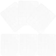 6Pièces Blocs Acryliques Blancs Pour Tampons Outils DIY Scrapbooking
