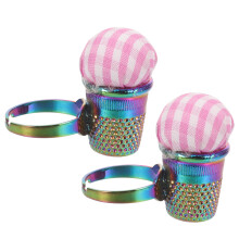 2Pièces Coussin Aiguille Portable Pratique Résistant Pour Couture