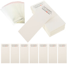 100Ensembles Supports Cartes Sous-Verres Blancs Pour Décor Et