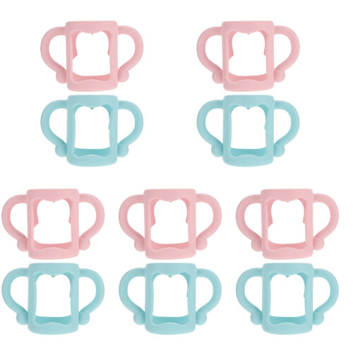 10Pièces Poignées Silicone Flexibles Pour Bébé - 2