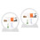 2Ensembles Kit Décor Sable DIY Pour Bureau 4