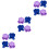 12Pièces Coupes Pour Œufs Durs Silicone Résistant Bleu Violet 5