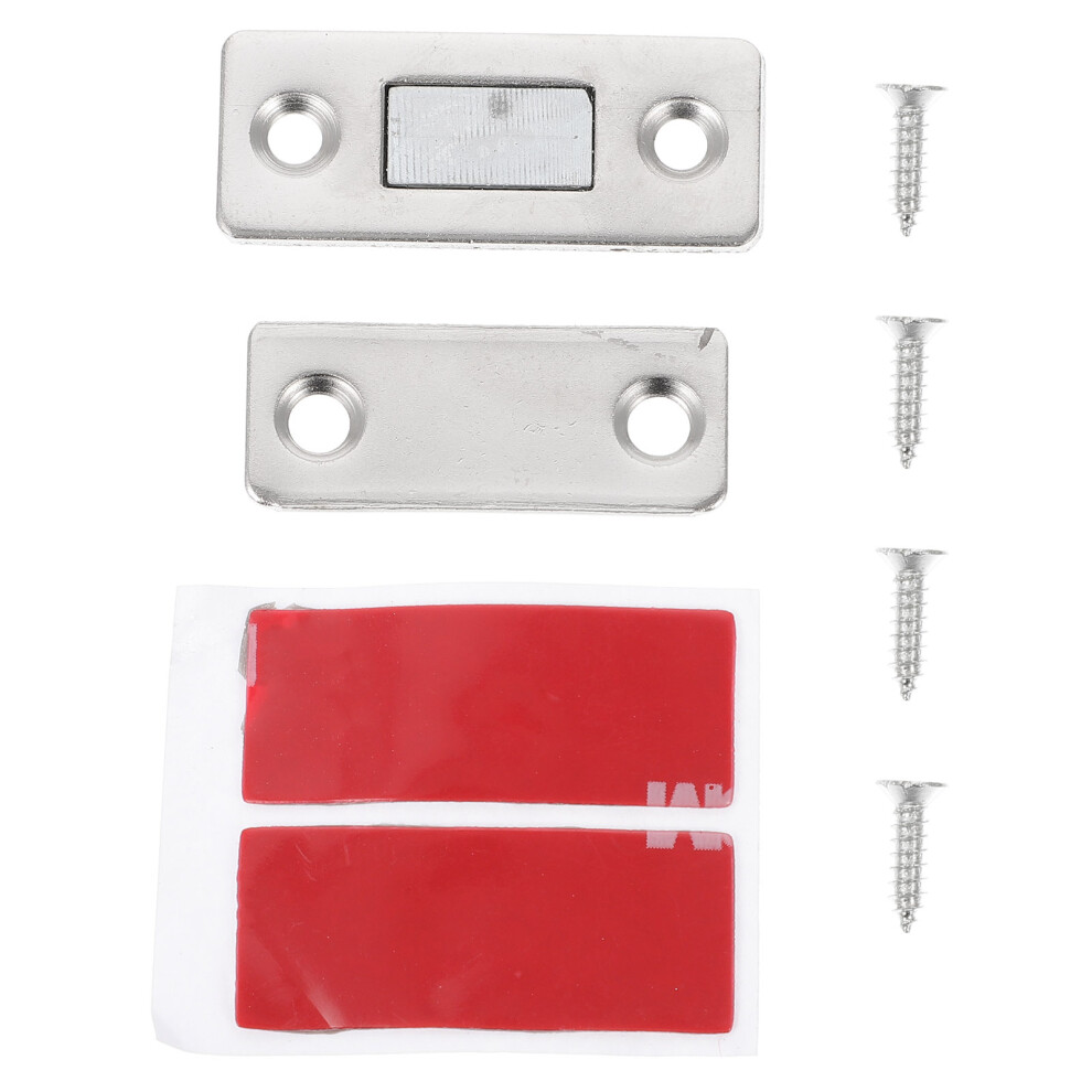 20Sets Silver Magnetic Cabinet Door Catch With Screws For Home Use 353813213793