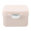 3Pcs Small Retainer Storage Box Plastic Travel Case with Mirror 2
