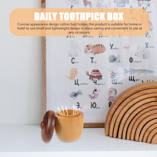 1Compacte Cotton Bud Container Voor Praktische Opslag 2