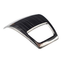 Car Inner Gear Shift Knob Frame Cover Trim Stainless Steel Decor Fit for Kodiaq 2017-2018
