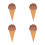 4Pièces Accessoires Glace Artificielle Décor Enfant 3