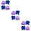 12Pièces Coupes Pour Œufs Durs Silicone Résistant Bleu Violet 9