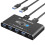 Fast Speed KVM Switcher 4K60Hz for 2 Computers 1 Display with 1