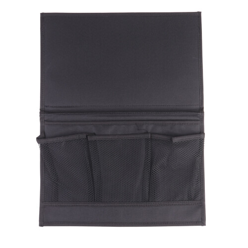 2Pièces Poche Rangement Suspendue Noire Pour Lit Chambre Rangée
