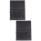 2Pièces Poche Rangement Suspendue Noire Pour Lit Chambre Rangée 7