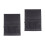2Pièces Poche Rangement Suspendue Noire Pour Lit Chambre Rangée 4