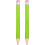 4Pièces Crayons Verts Bois Gros Pour Avec Solide 9