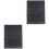 2Pièces Poche Rangement Suspendue Noire Pour Lit Chambre Rangée 3