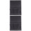 2Pièces Poche Rangement Suspendue Noire Pour Lit Chambre Rangée 5