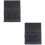 2Pièces Poche Rangement Suspendue Noire Pour Lit Chambre Rangée 6