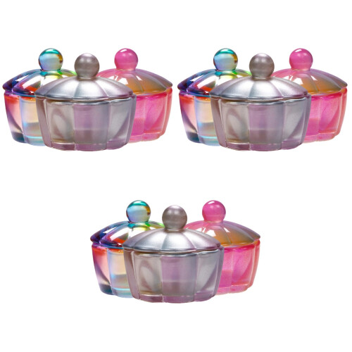 9Pièces Multicolores Verre Multifonction Qualité 2