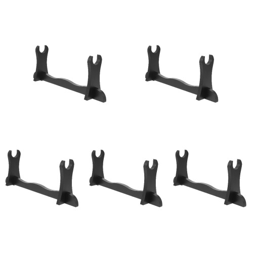 5Pièces Présentoir Noir Pour Épée Scroll Élégant Décoration 2
