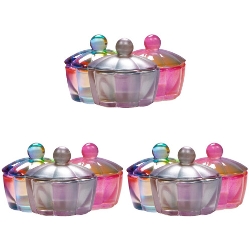 9Pièces Multicolores Verre Multifonction Qualité 1