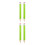 4Pièces Crayons Verts Bois Gros Pour Avec Solide 3