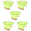 5Pcs Construction Hard Hat Sun Shade Yellow Full Brim Visor Neck Guard 10