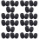 40Pcs Mini Black Sponge Mic Covers Windscreens for Teaching and Speech 7