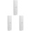 3Pcs Compact White ABS Toothbrush Storage Box Travel Toothpaste Holder 4