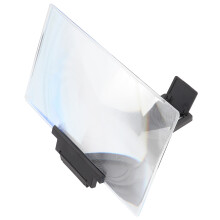 Portable Phone Stand Magnifier With3D Visual Enjoyment, HD Mobile Phone Screen Magnifier Compatible With All Smartphones, Lightweight And Foldable