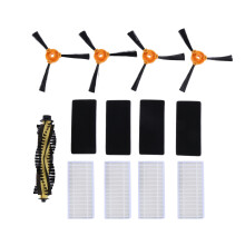9 Pack Ersatz BüRsten Filter Seiten BüRsten für Neatsvor X500 Tesvor X500 Roboter Sauger Teile