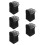 5Pcs Easy Install Black Printer Covers Heat Dust Insulation Sleeves 5