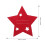 48Pcs Xmas Party Red Felt Cutlery Holders Star Pattern 11